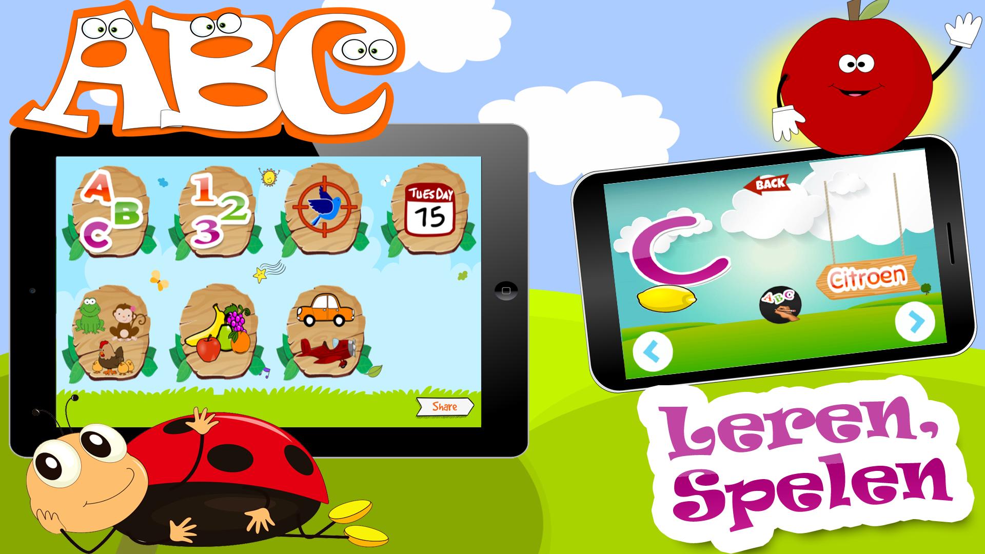 Goede ABC Nederlands & Brief bijhouden Kinderen Alfabet for Android LK-03