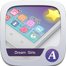 Dream Girl theme-ABC Launcher APK