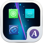 Dream space theme-ABC Lancher آئیکن