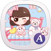 Bear n comic girl theme-ABC