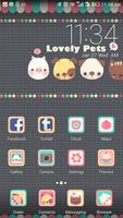 Lovely pets theme ABC launcher poster