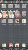 Lovely pets theme ABC launcher ภาพหน้าจอ 2