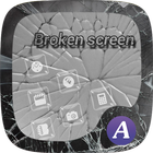 Broken screen theme-ABC أيقونة