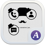 Gentleman mustache theme-ABC 图标