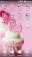 Pink cupcake theme-abclauncher 截圖 2