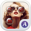 Red lip theme-ABC Launcher