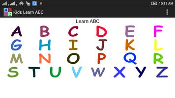 Kids Learn ABC captura de pantalla 1