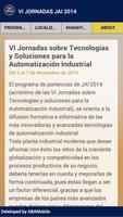 VI Jornadas JAI 2014 截图 3