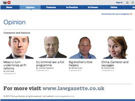 The Law Society Gazette captura de pantalla 1