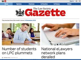 The Law Society Gazette syot layar 2