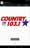 Country 103.1 FM plakat