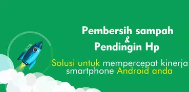 Pembersih sampah dan Pendingin Hp