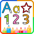 ABC and 123 Write Letters Numbers Geometry