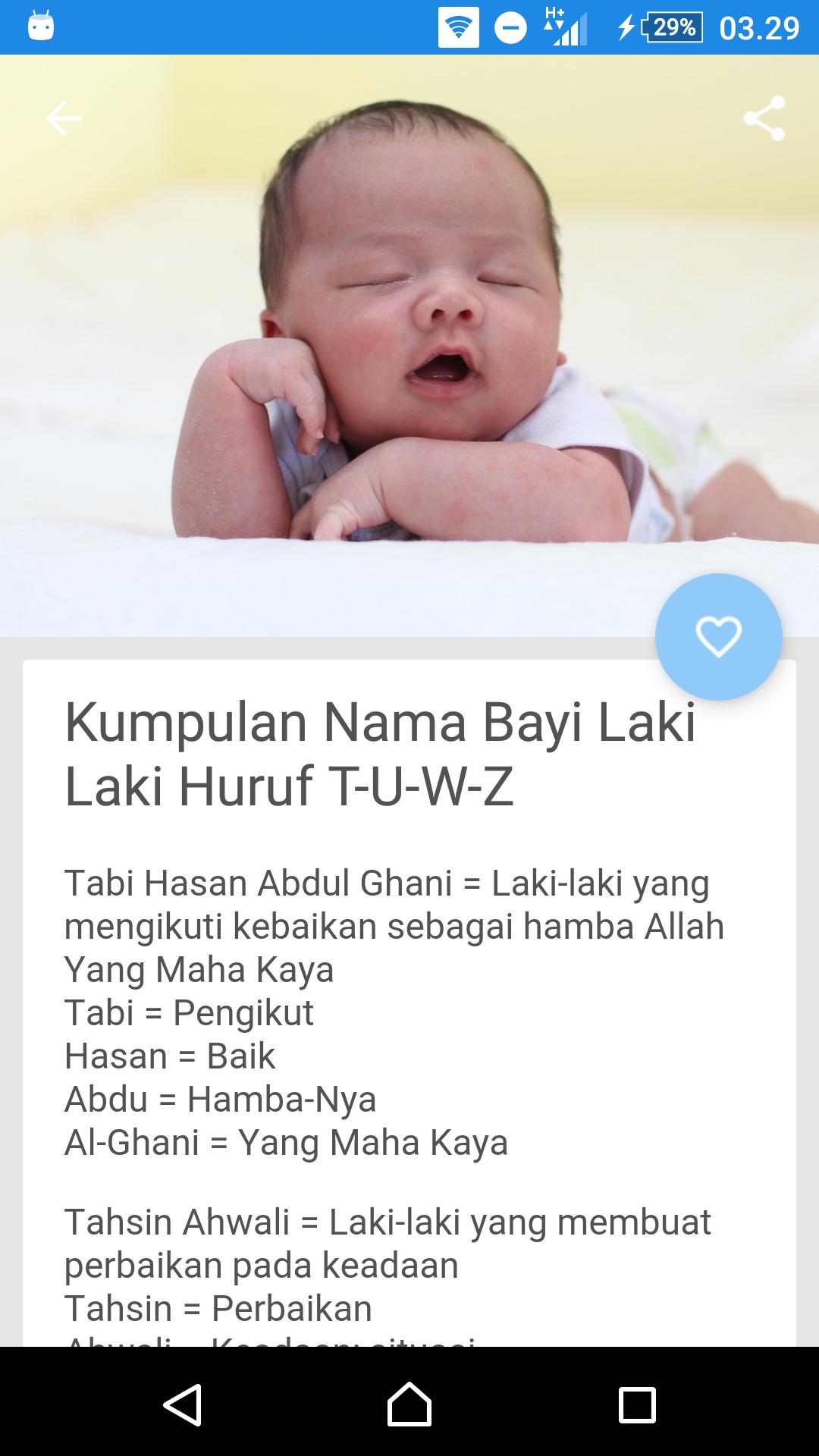 Nama Bayi Laki Laki Islam Modern Dari Huruf J