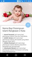 Nama bayi perempuan islami dan artinya 포스터