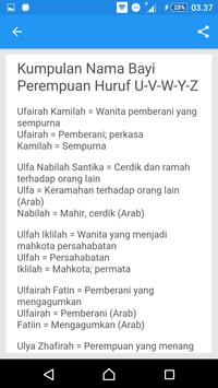 Nama Bayi Perempuan Islami Dan Artinya For Android Apk Download