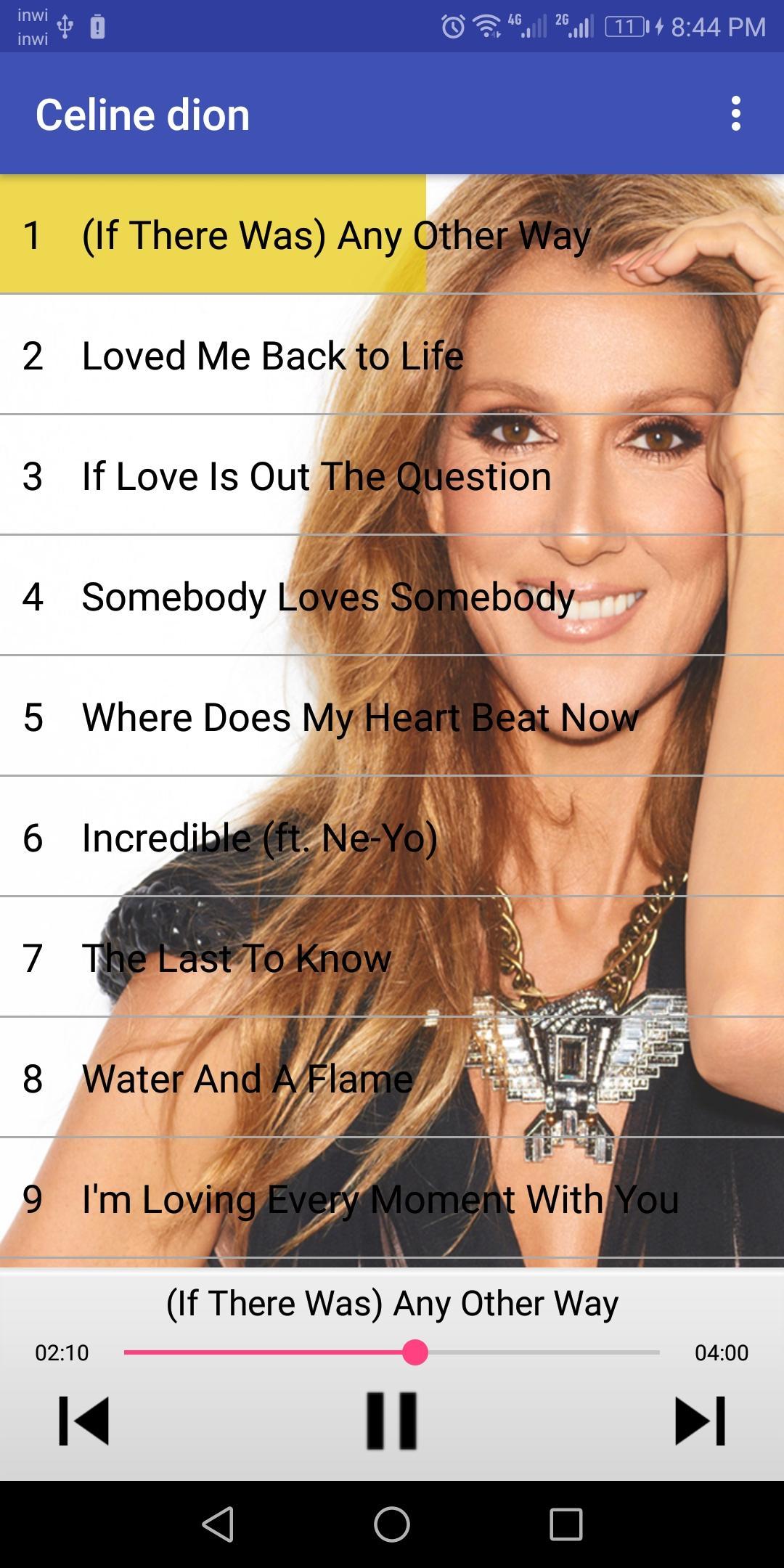 أغاني سيلين ديون Celine Dion Songs For Android Apk Download
