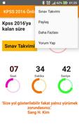 KPSS 2016 Önlisans Geri Sayım capture d'écran 1