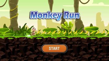 Jungle Monkey Run Advanture Affiche