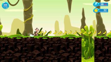 Jungle Monkey Run Advanture Ekran Görüntüsü 1