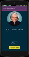Abdul Kalam Quotations - Free ポスター