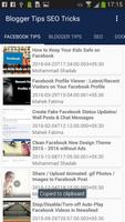 Blogger Tips Seo Tricks screenshot 1