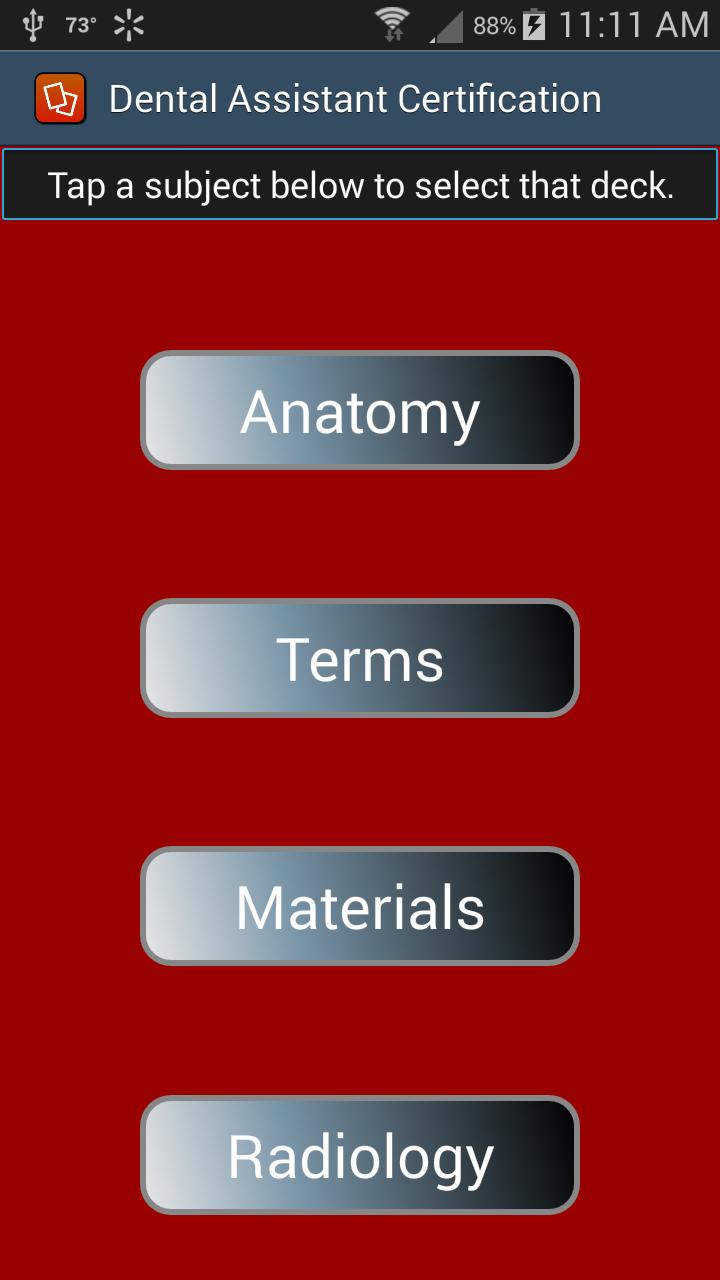 Dental Assistant Certification Neueste Version 1 0 für Android Dental Assistant Certification Neueste Version 1 0 für Android