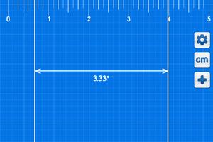 Règle Blueprint - Cm et Pouces capture d'écran 2