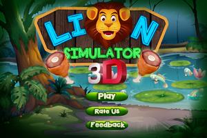 Real Lion Simulator 3D poster