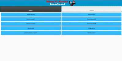 Sirens and Alarms Soundboard اسکرین شاٹ 1