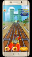 Ray-Man, Sonic And Sponge : Subway Pharaoh Rush 3D screenshot 2