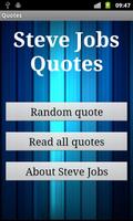 Steve Jobs Quotes Affiche