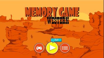 Memory Game - Western Cartaz