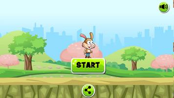 Jungle bunny run постер