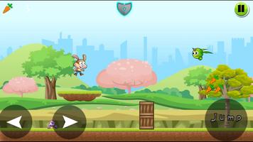 Jungle bunny run اسکرین شاٹ 1