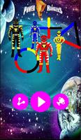 POWER ⚡ RANGERS Color NINJA Dino poster