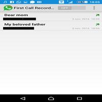 First Call Recording ภาพหน้าจอ 1