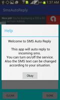Sms Auto Reply syot layar 1