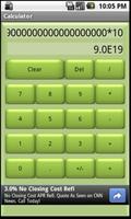 Basic Calculator (Green) स्क्रीनशॉट 1