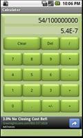Basic Calculator (Green) स्क्रीनशॉट 2