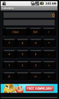 Basic Calculator (Black) poster
