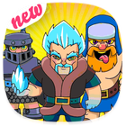 cómo dibujar personajes clash royale icono