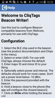 CliqTags Beacon Writer screenshot 2