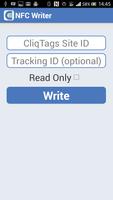CliqTags NFC Writer Affiche