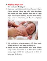 Tips Pijat Bayi Sehat تصوير الشاشة 2