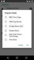 Minimal News Feed Widget скриншот 2