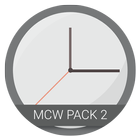 Material Clock Widgets - P2 آئیکن