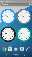 Material Clock Widgets - P2 poster