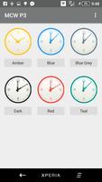 Material Clock Widgets - P3 syot layar 1