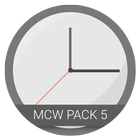 Material Clock Widgets - P5 أيقونة